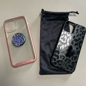 iPhone 12 Pro Loopy and caseology case USED some wear